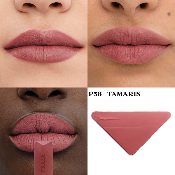 Prada Beauty Monochrome Weightless Lip Color (Matte Leather), P58 Tamaris