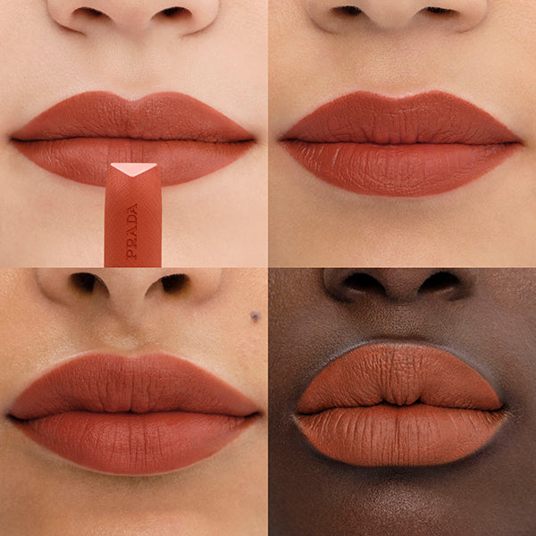 Prada Beauty Monochrome Weightless Lip Color (Matte Leather), O77 Arancio