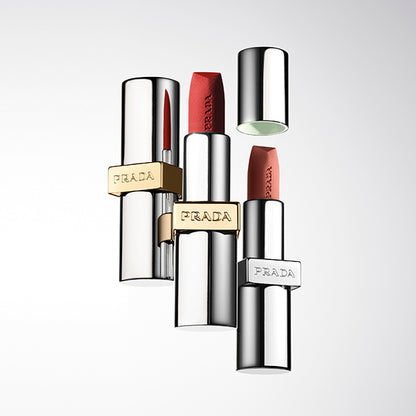 Prada Beauty Monochrome Weightless Lip Color (Matte Leather), R27 Rubino