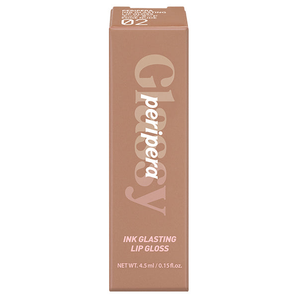 PERIPERA Ink Glazing Lip Gloss, 02 Edge Nude, 4.5ml