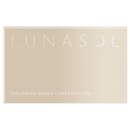 LUNASOL Coloring Sheer Cheeks (Glow), Refill, 07, 4.5g