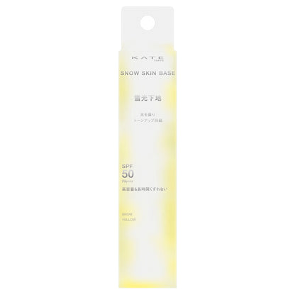 KATE Snow Skin Base, SPF50 PA+++, Snow Yellow, 30g