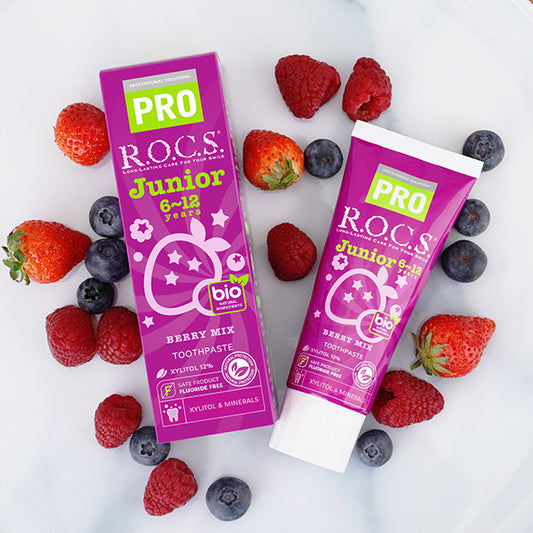 R.O.C.S. PRO Junior Toothpaste (Berry Mix), 74g