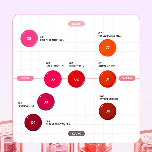 lilybyred Juicy Liar Water Tint, #08 Pink Currant Punch, 4.8g