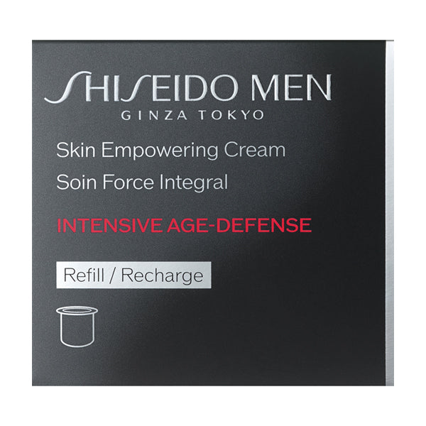 Shiseido Men Skin Empowering Cream, Refill, 50g, Citrus and Bamboo Green Scent