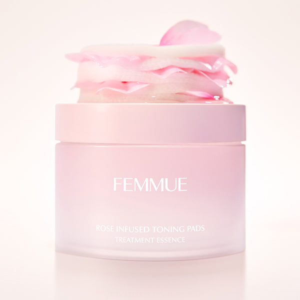 FEMMUE Rose Infused Toning Pads, 160ml