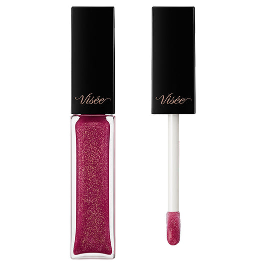 VISEE Essence Lip Plumper, PU100 Crystal Plum, 5.5ml, Vanilla Mint