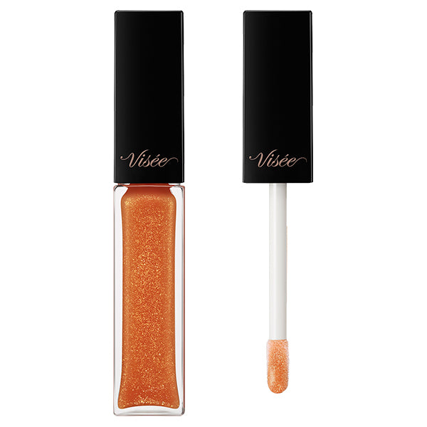 VISEE Essence Lip Plumper, OR200 Sheer Orange, 5.5ml, Vanilla Mint
