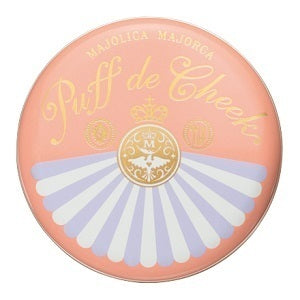 MAJOLICA MAJORCA Puff de Cheek, OR302 (Apricot Macaron), 7g