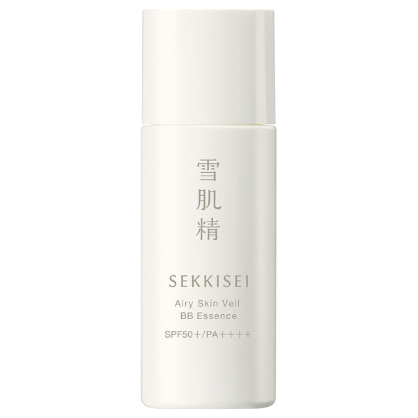 Sekkisei Clear Wellness Airy Skin Veil BB Essence, SPF50+ PA++++, 02 Natural color with normal brightness, 30ml, Fragrance-free