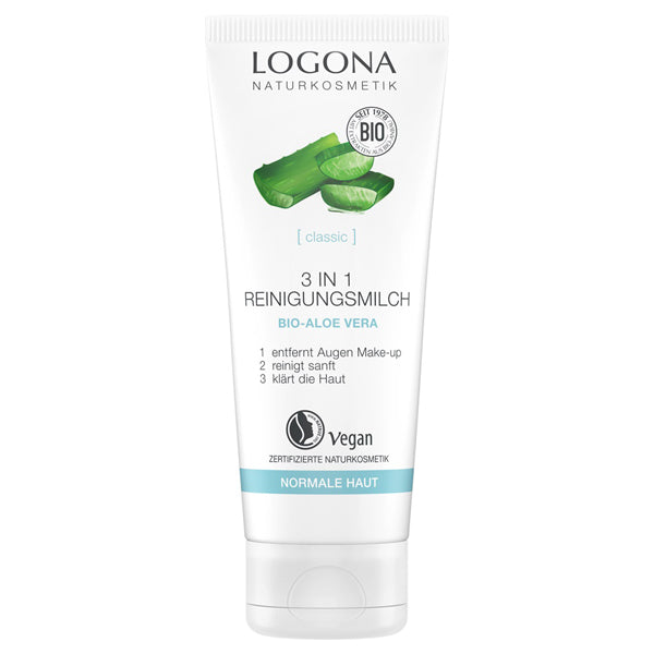 Logona 3-in-1 Cleansing (Aloe Vera), 100ml
