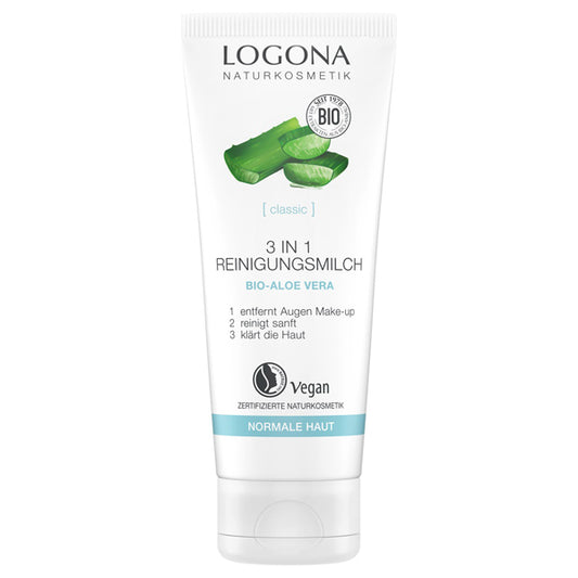 Logona 3-in-1 Cleansing (Aloe Vera), 100ml