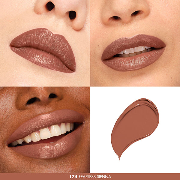 MAKE UP FOREVER Rouge Artist Forever Lipstick Satin, 174 Fearless Sienna, 2.4g