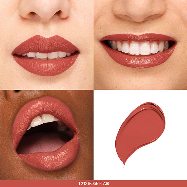 MAKE UP FOREVER Rouge Artist Forever Lipstick Satin, 170 Rose Flare, 2.4g