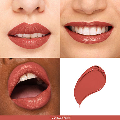 MAKE UP FOREVER Rouge Artist Forever Lipstick Satin, 170 Rose Flare, 2.4g