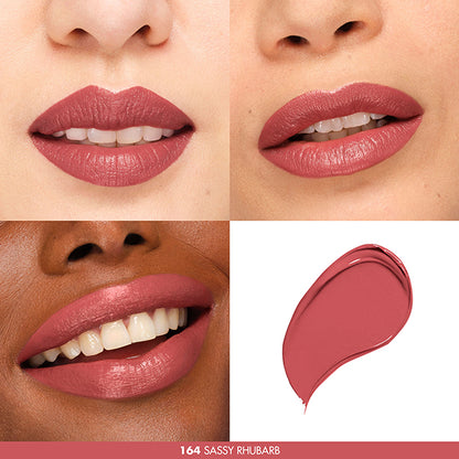 MAKE UP FOREVER Rouge Artist Forever Lipstick Satin, 164 Sassy Rhubarb, 2.4g