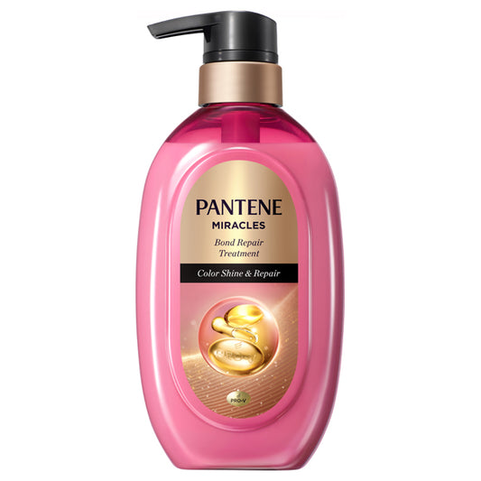 Miracles Bond Repair Series Color Shine & Repair Treatment, Pump, 440g, Pink Rose & Mandarin Orange Scent