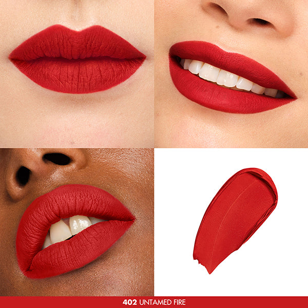 MAKE UP FOREVER Rouge Artist Forever Lipstick Matte, 402 Untamed Fire, 2g