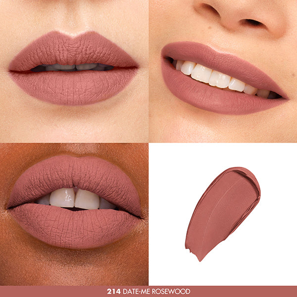 MAKE UP FOREVER Rouge Artist Forever Lipstick Matte, 214 Date Me Rosewood, 2g
