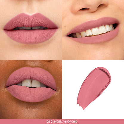 MAKE UP FOREVER Rouge Artist Forever Lipstick Matte, 212 Excessive Orchid, 2g