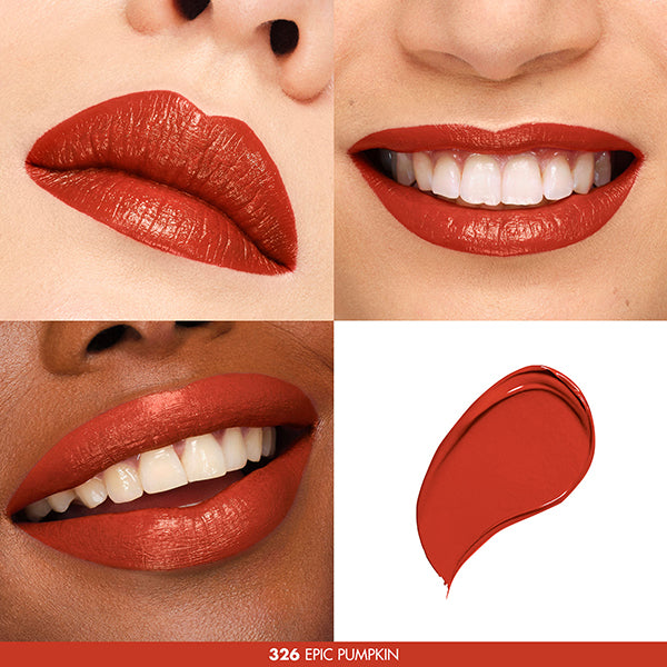 MAKE UP FOREVER Rouge Artist Forever Lipstick Satin, 326 Epic Pumpkin, 2.4g