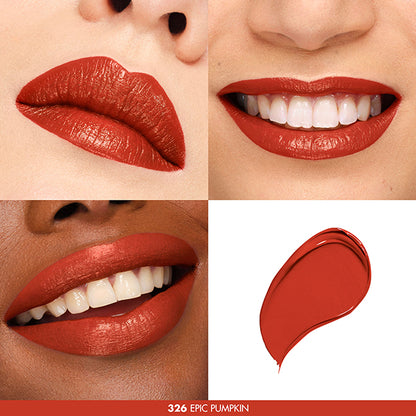 MAKE UP FOREVER Rouge Artist Forever Lipstick Satin, 326 Epic Pumpkin, 2.4g