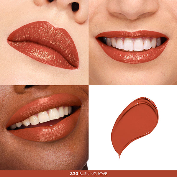 MAKE UP FOREVER Rouge Artist Forever Lipstick Satin, 320 Burning Love, 2.4g