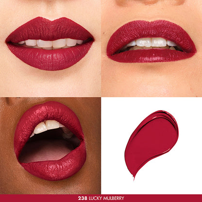 MAKE UP FOREVER Rouge Artist Forever Lipstick Satin, 238 Lucky Mulberry, 2.4g
