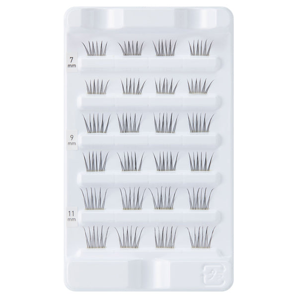 KOJI Eyelash Crush Natural Volume Type, NO.03, 3 types, 8 pieces each
