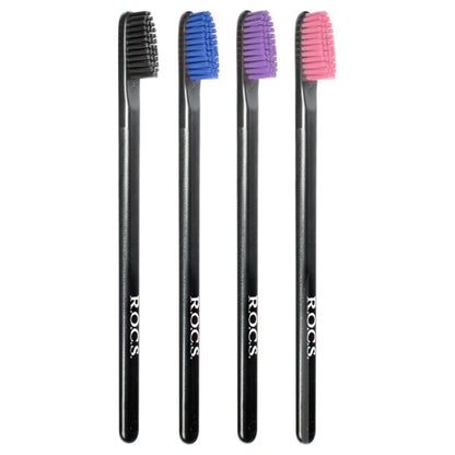 R.O.C.S. PRO Toothbrush Black Edition Medium