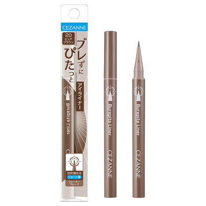 CEZANNE Bluret Liner, 20 Pure Brown, 0.67ml