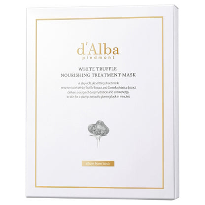 d'Alba White Truffle Nourishing Treatment Mask, 3 sheets
