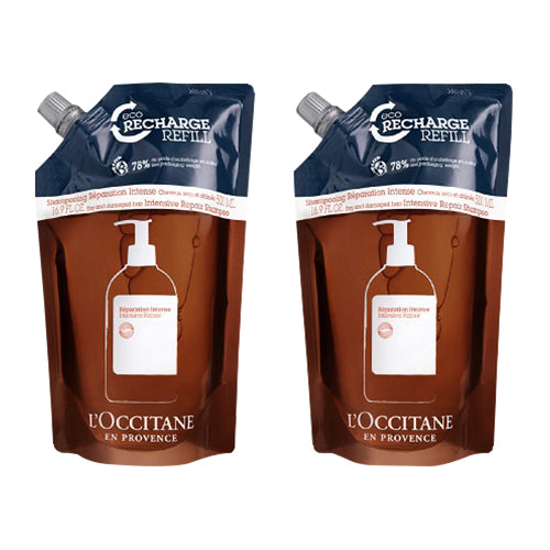 L'Occitane Intensive Repair Shampoo Refill (Double Set), 500ml+500ml