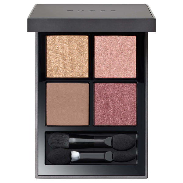 THREE Stargazing Eyeshadow Quad, 01 DESERT FLOWER, 6.7g