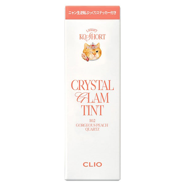 Crystal Glam Tint Nyansei Gyakuten Collection, 102 Gorgeous Peach Quartz, 3.4g
