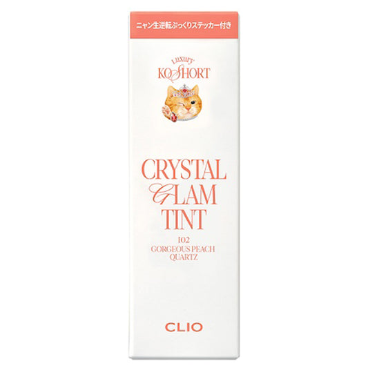 Crystal Glam Tint Nyansei Gyakuten Collection, 102 Gorgeous Peach Quartz, 3.4g