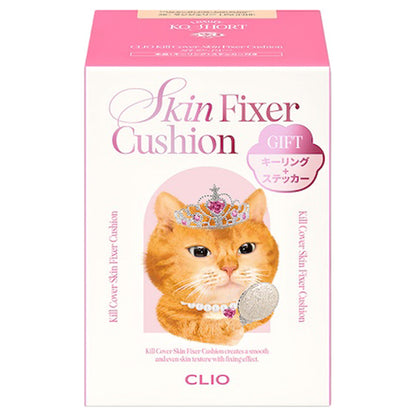Kill Cover Skin Fixer Cushion Nyansei Gyakuten Collection, SPF50+, PA+++, 21C Lingerie, 15g