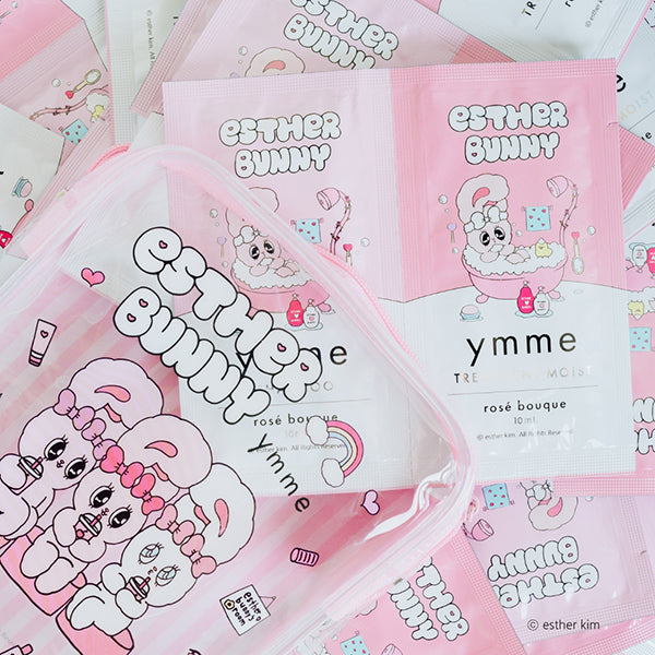 ymme Esther Bunny Collaboration Limited Travel Set, 1 Set