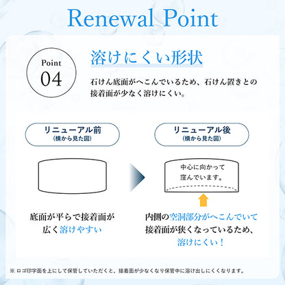 Chifure Facial soap N, 90g (w50×h110×d30), Moisturizing, Fragrance-free