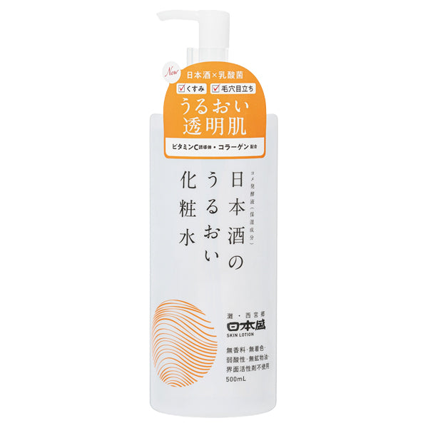 Nihon盛 Sake Moisturizing Lotion, 500ml