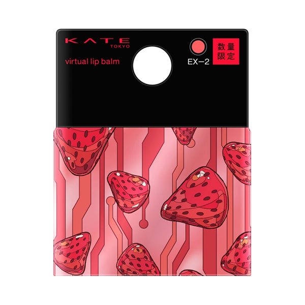 KATE Virtual Lip Balm, Neo City Strawberry Tart, 3.1g