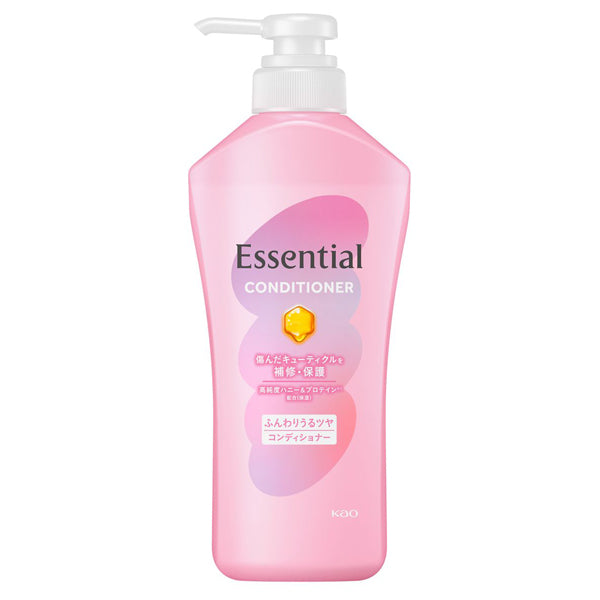 Essential Soft and glossy conditioner, pump, 450ml, floral bouquet scent