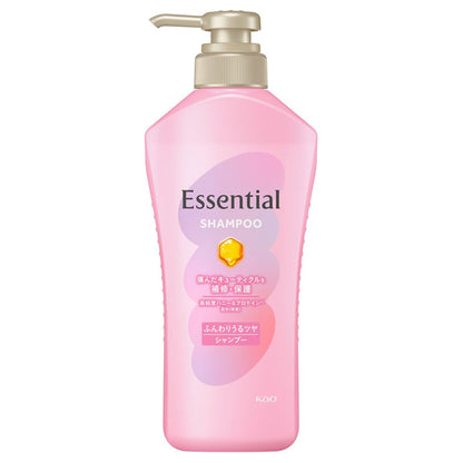 Essential Soft and glossy shampoo, pump, 450ml, floral bouquet scent