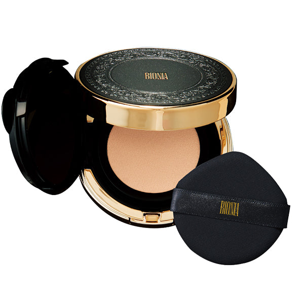 BIONIA Mesh Skin Pact, SPF47, PA++, Clear Beige, 14g, Floral Musk