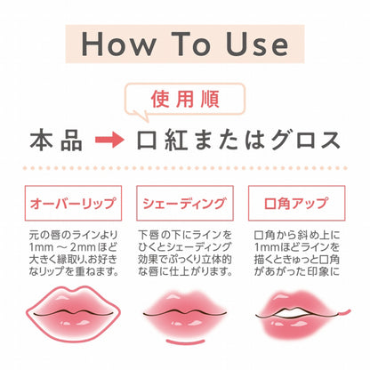 CEZANNE Shadow Color Lip Maker, 02 Cool Pink, 0.25g