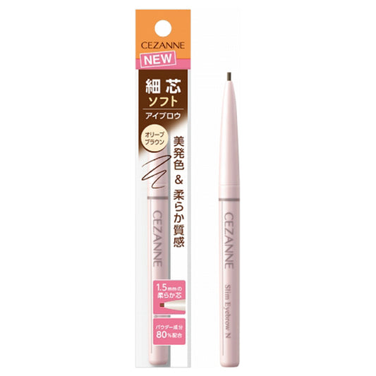 CEZANNE Fine tip eyebrow N, 02 Olive brown, 0.125g