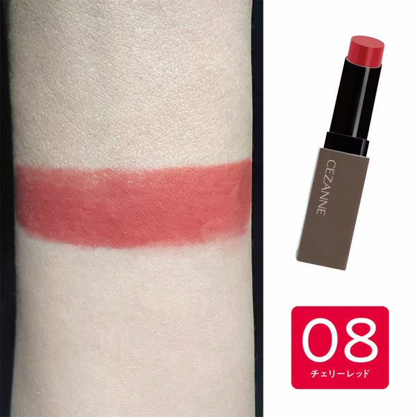 CEZANNE Lip Color Shield (08 Cherry Red)