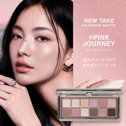 3CE 3CE New Take Eyeshadow Palette, F Pink Journey, 9.5g