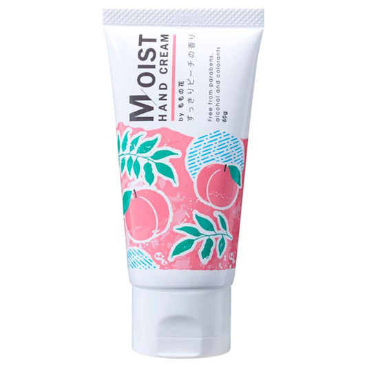 Momonohana Moist Hand Cream (Fresh Peach), 50g