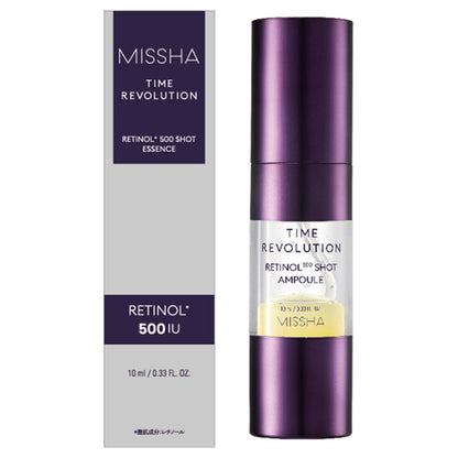 MISSHA Time Revolution Retinol 500 Shot Serum, 10ml